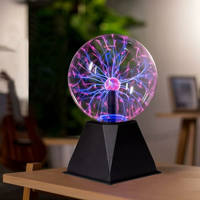 Turn Your Desk Into a Mad Scientist’s Lab With This Plasma Electric Nebula Lightning Ball