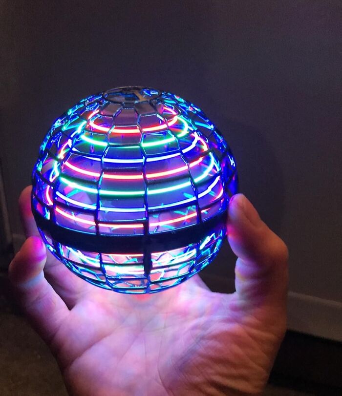 Try Mastering This Flying Orb Ball Toy Without Terrorizing Your Pet (Good Luck!)