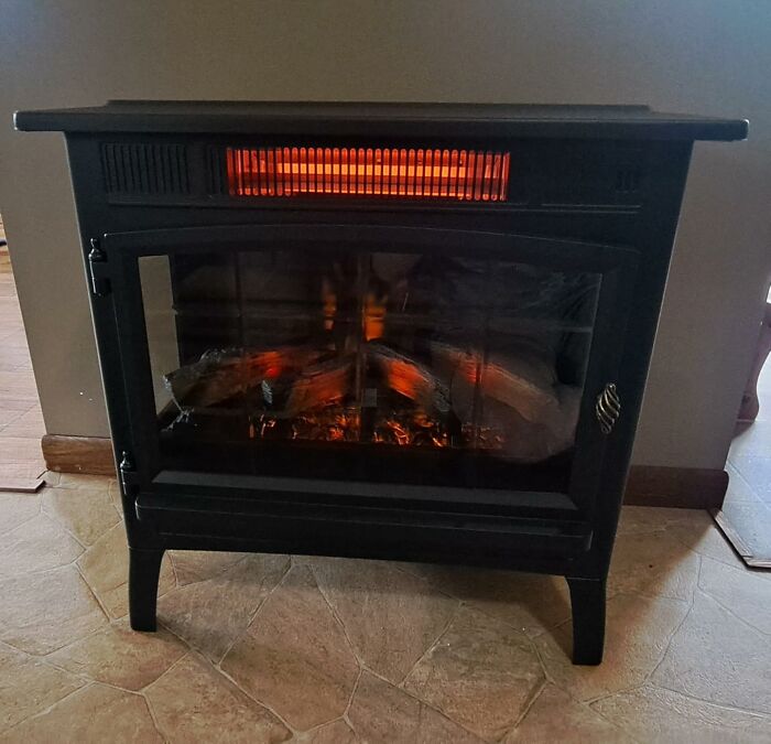 Crank Up The Cozy With An Electric Fireplace Stove