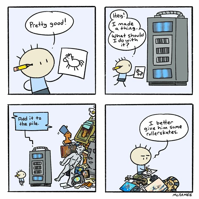 Let's Laugh at These Hilarious One-Panel Comics That Nail Life’s Weird Moments