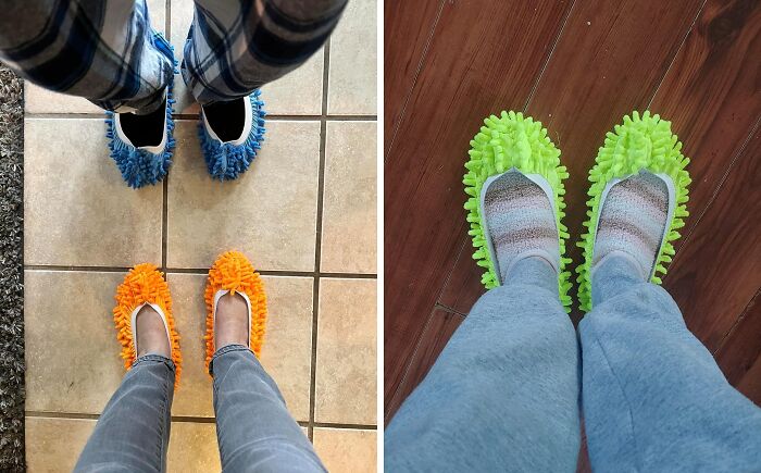 Mop Slippers: The Perfect Excuse To Shuffle Around Doing Nothing (But Cleaning!)