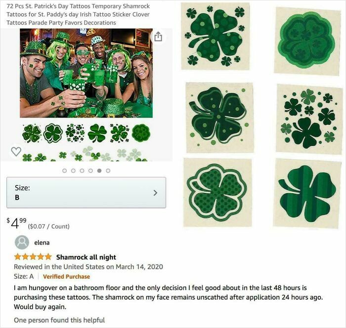 Temp Tattoos and the Review That Made Us LOL