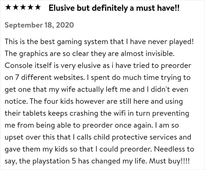 Walmart’s PS5 Review Is Out Of This World