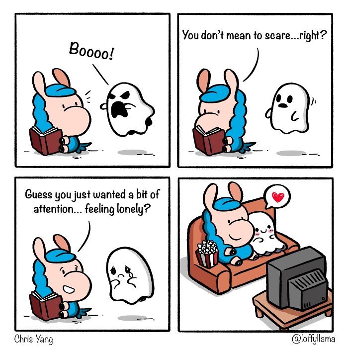 Everybody Needs a Buddy, Even Ghosts
