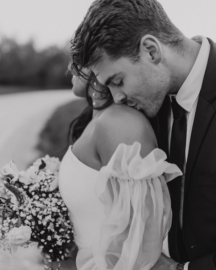 Surprise Shoulder Smooch