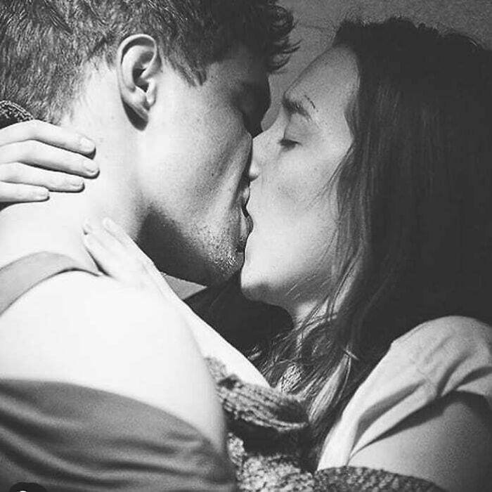 The Classic French Kiss (Tongues Out!)