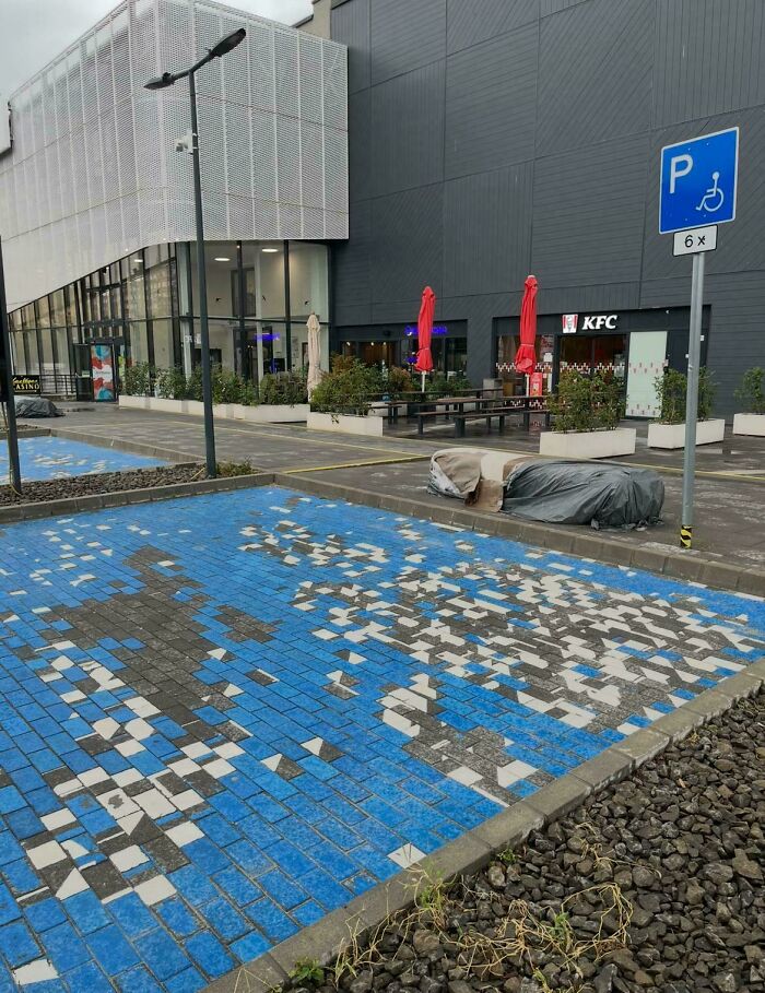 Greetings From Hungary, The Accessible Parking Spaces Are Open For Business