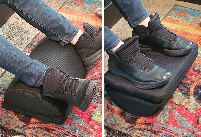 Give Your Feet a Break with This Under Desk Foot Rest