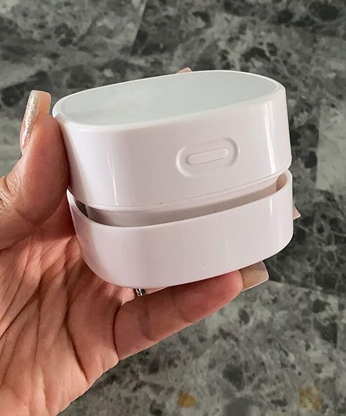 Clean Up Your Crumbs Fast with This Desktop Vacuum Cleaner