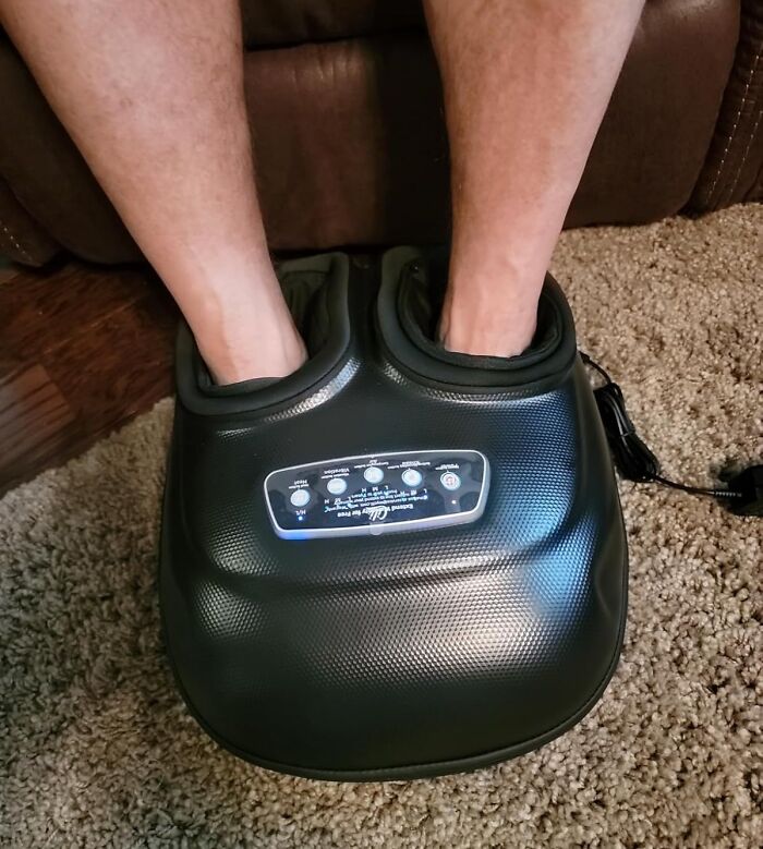 Five-Star Foot Spa Vibes During Zoom Calls with This Shiatsu Foot Massager Machine