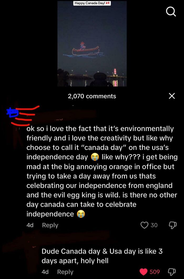 Why Celebrate Canada Day On the U.S. Independence Day? Weird Flex