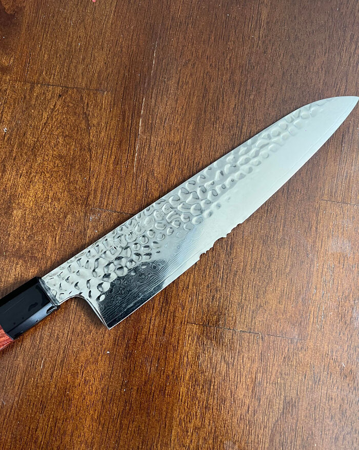 Mom Uses My $300 Handmade Japanese Knife To Chop Chicken Bones