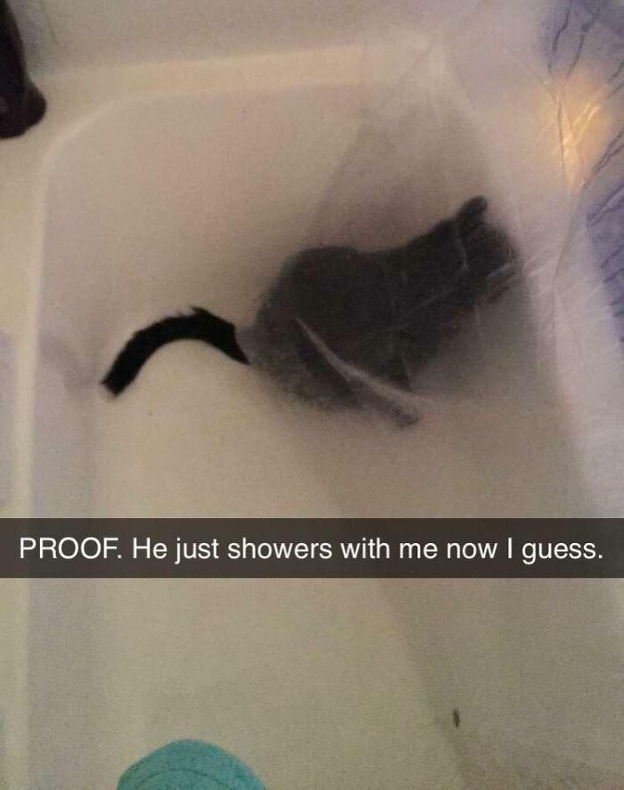 He Jumps Into the Shower and Nails the "No Privacy" Game