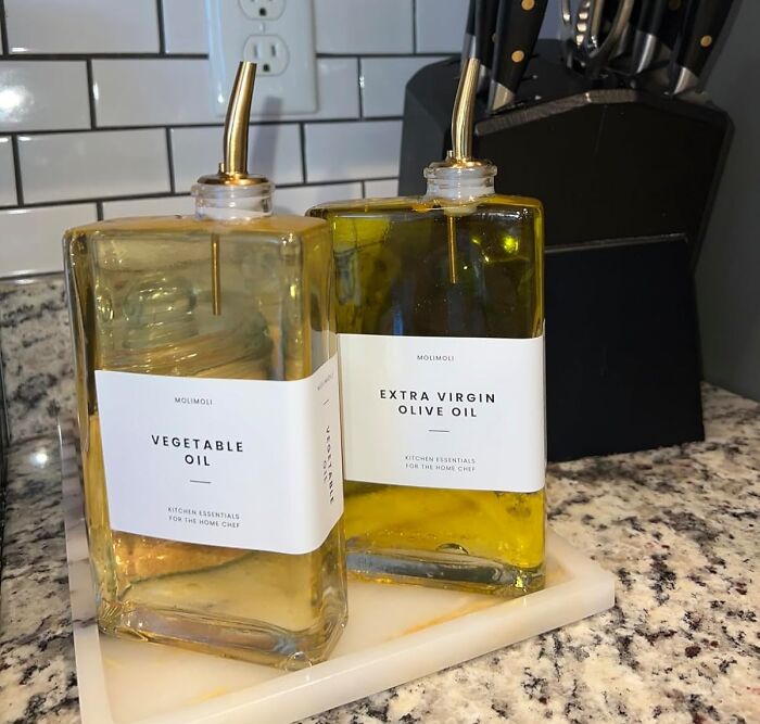 Upgrade That Greasy Olive Oil Bottle To A Sleek Restaurant-Ready Dispenser
