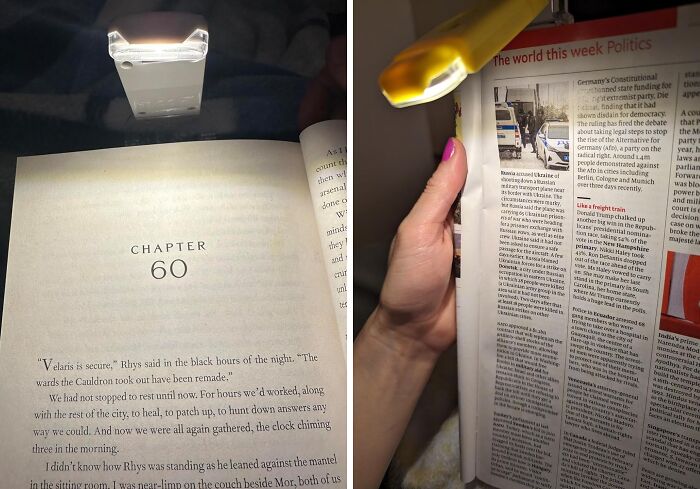 Bookworms, Meet Your New Best Friend: The USB Rechargeable Book Light