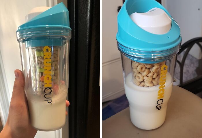 Cereal Cups That Keep Your Crunch While You Drive (Yes, Really!)