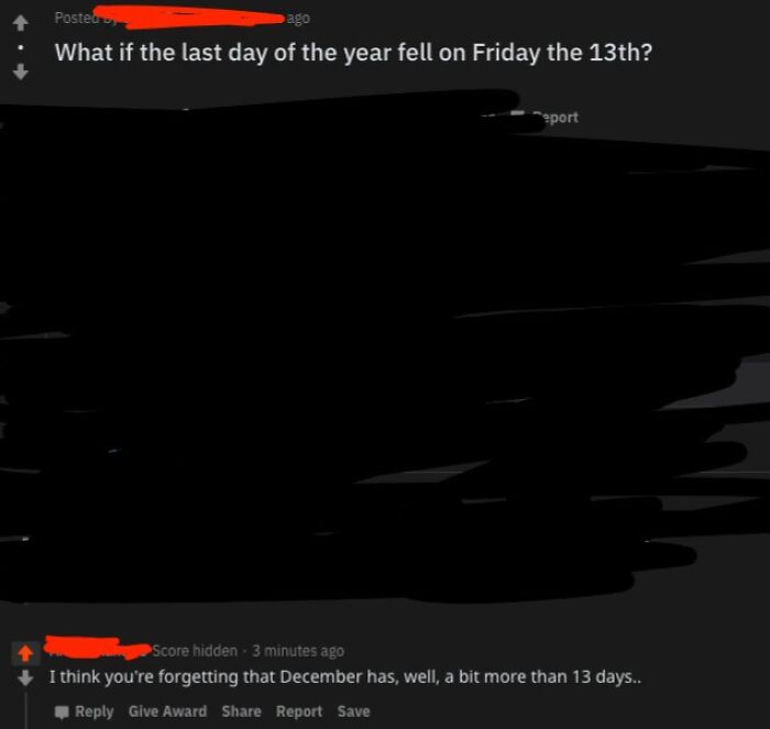 Found This On AskReddit and Now I’m Bewildered