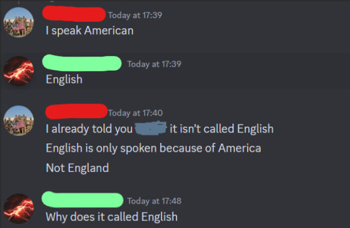 English Is Only Spoken Because Of America? Um... What?