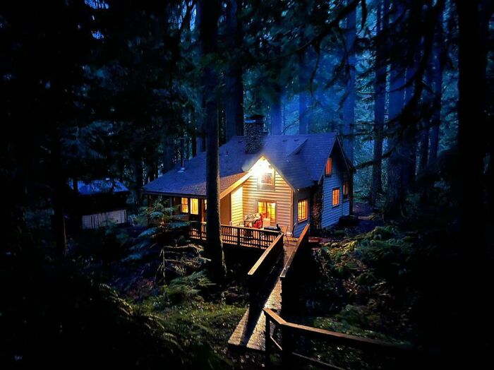 Friend’s Cabin In The Pacific Northwest Is Off Grid Heaven