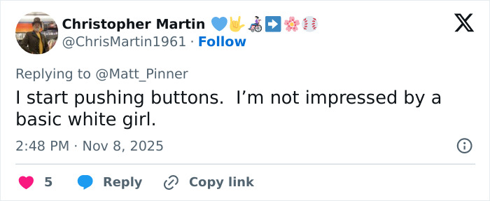 Edge alert! The mysterious loner says, 'Nah, I’ll just ignore it'