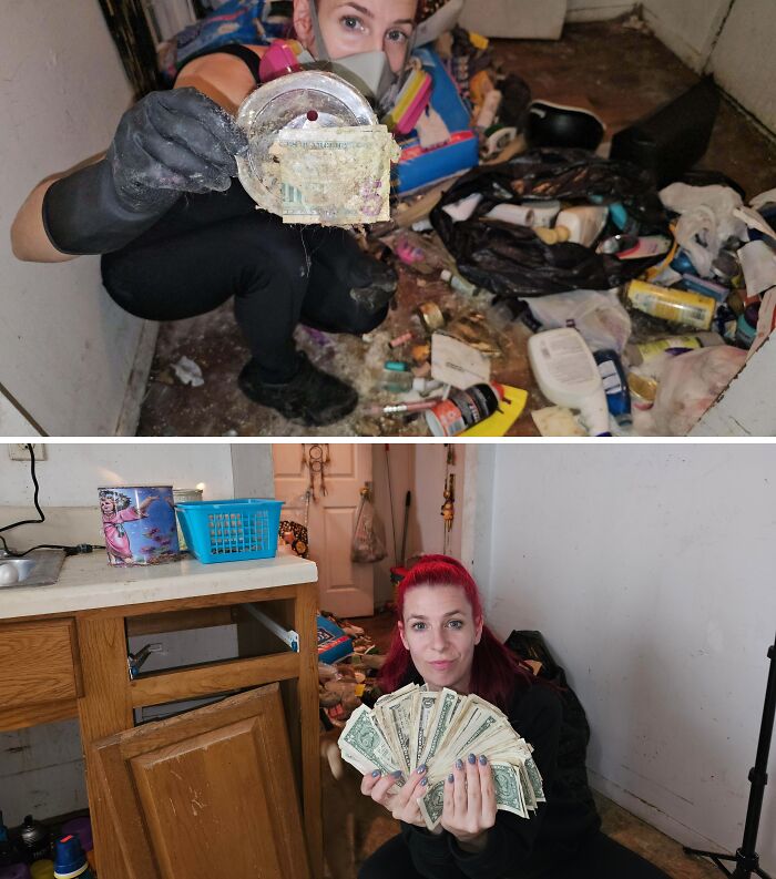 Found $1200 While Cleaning Someone’s Home and Gave It All Back — Because That's What Nice Humans Do