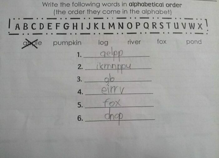 2nd Grader's Homework: Literal Masterclass