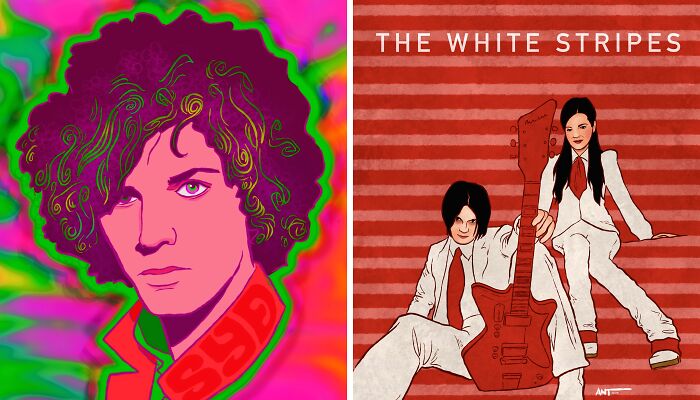Meet My Digital Doodles of Rock Legends! (21 Pics)