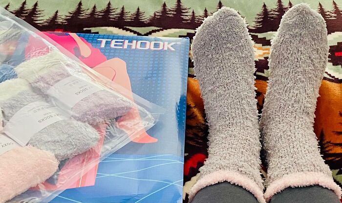 Declare The Official Foot Uniform: Fluffy Sleeping Socks