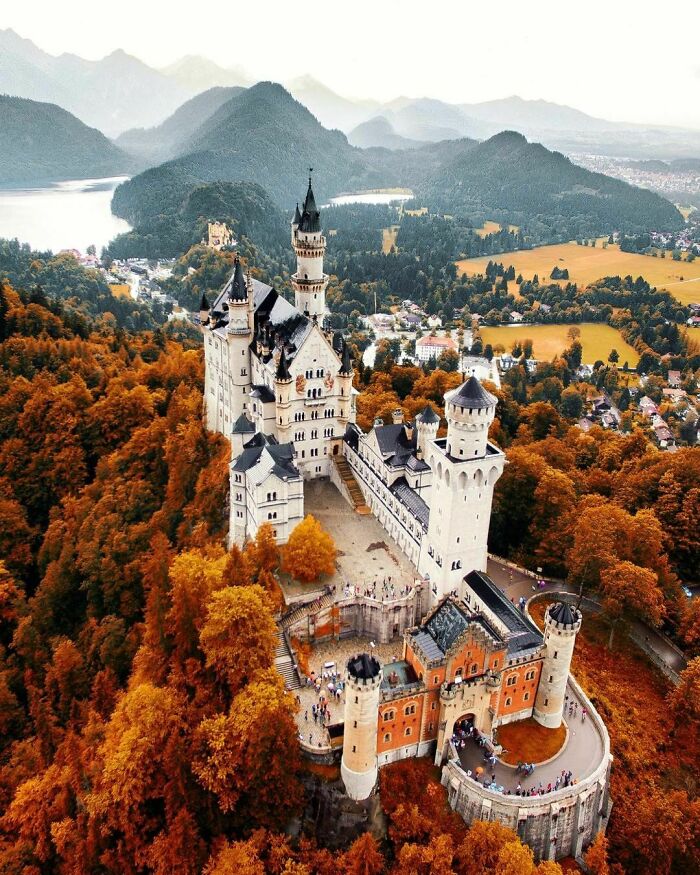 Neuschwanstein Castle From The Sky: Disney Didn’t Even Dream This Up