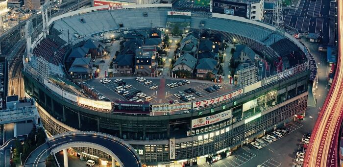 Neighborhood Inside A Repurposed Stadium: Talk About Living Large