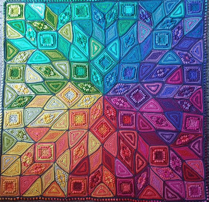 That Festival Lights Blanket? Yup, Finally DONE!