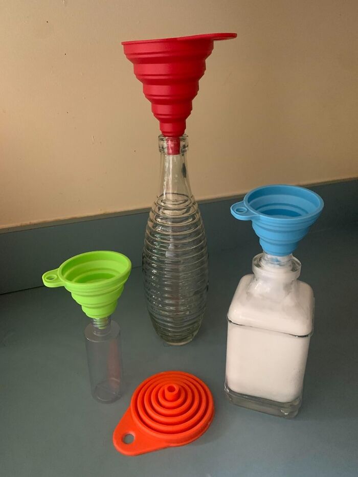 Pour Like a Pro with This 4-Pack of Funnels That Keep Your Kitchen Flowing