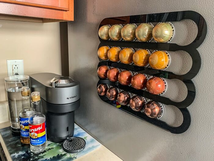 Turn Fridge Side Space Into Your Very Own Coffee Pod Paradise