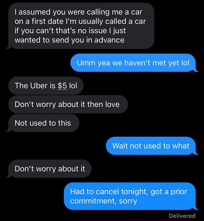 First Date Uber? Yep, She Asked