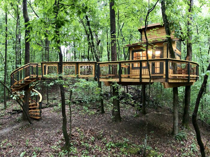 I Built A Backyard Treehouse That’s Basically A Tiny Castle