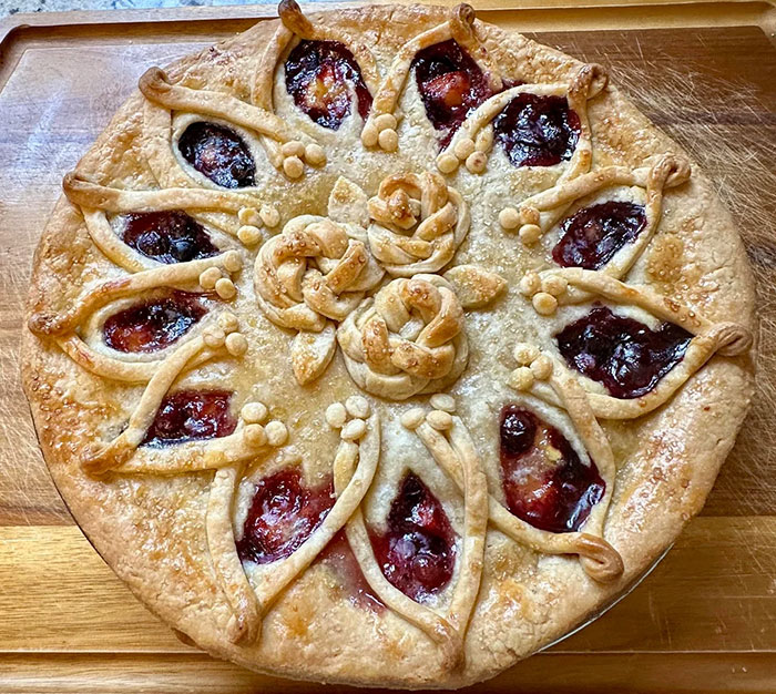 Peach Blueberry Pie Perfection