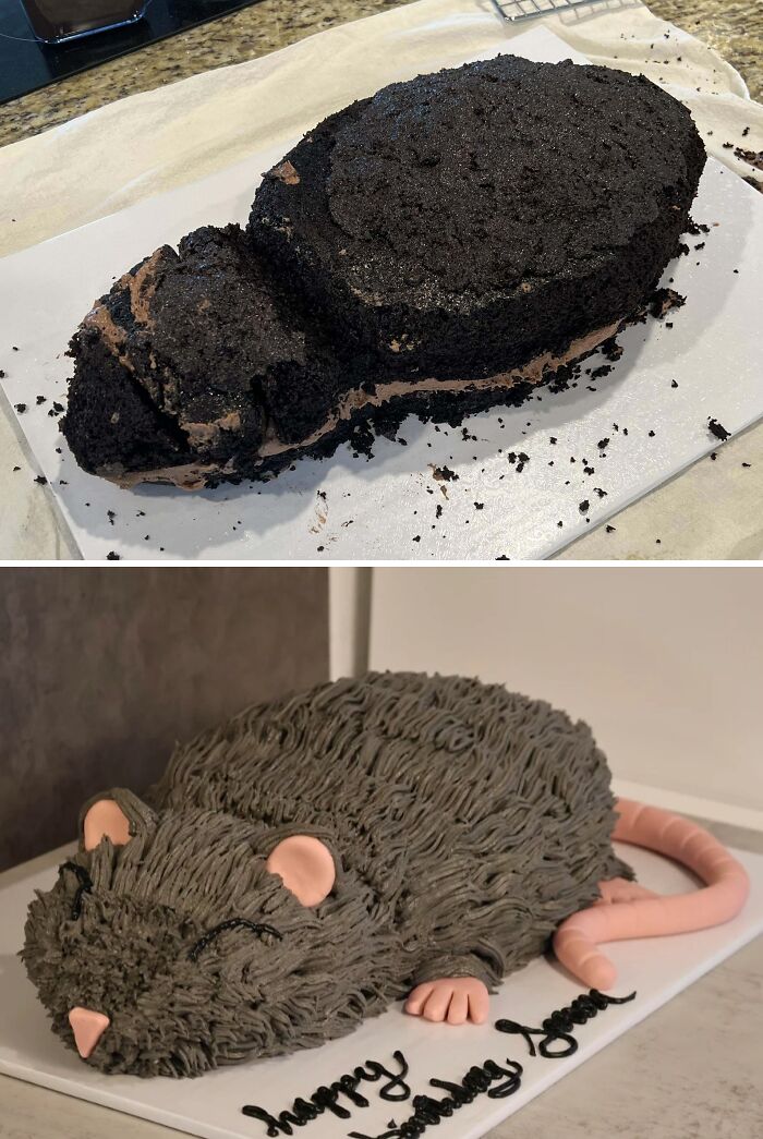Trust The Process Rat Cake