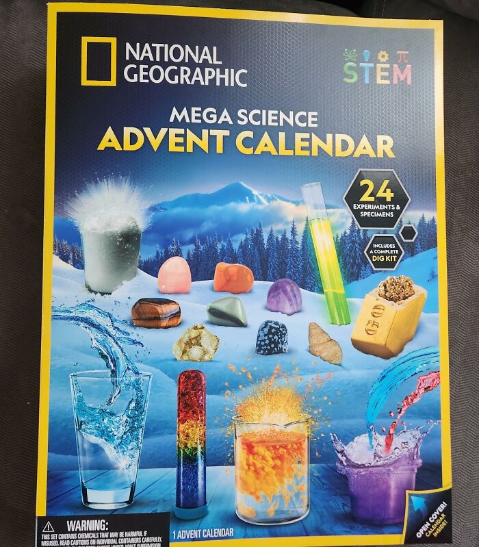 Science + Rocks = The Coolest National Geographic Advent Calendar Ever