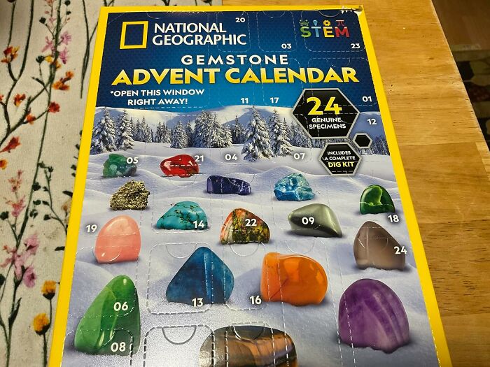 Rock The Holidays With The National Geographic Gemstone Advent Calendar
