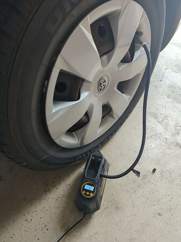 That Pesky Low Tire Light Won’t Boss You Around Once You Have This Portable Air Compressor For Tires