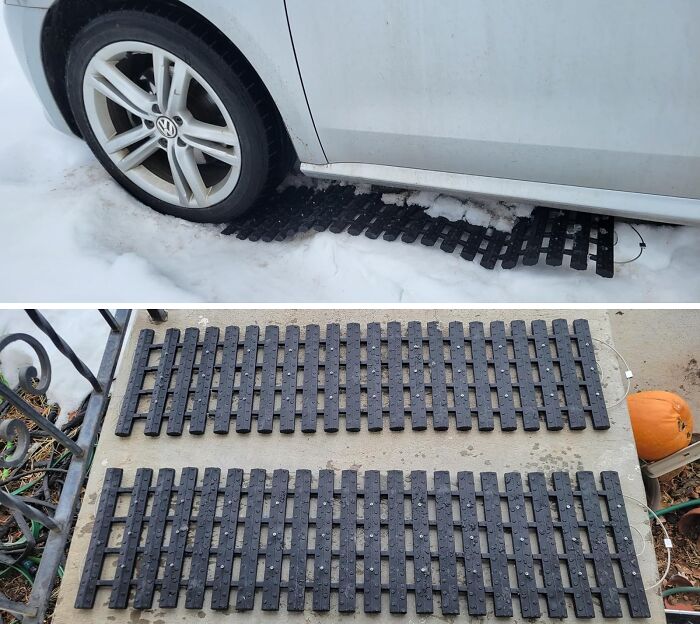 Get Unstuck With This Tire Traction Mat That’s Your Winter Lifesaver