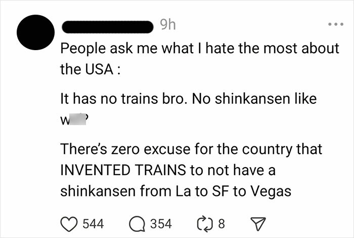 America Invented Trains, Obviously