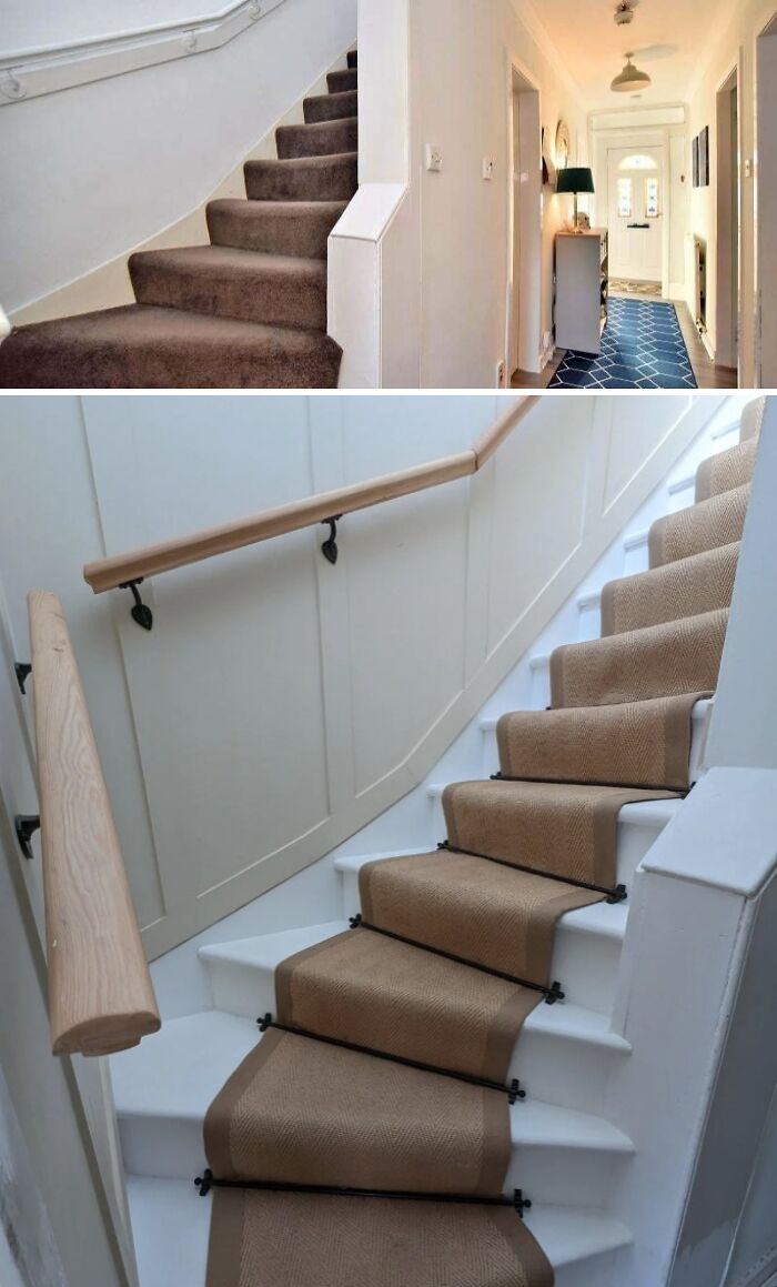 Stairwells and Stair Runners? Yep, Used My Protractor on This One!