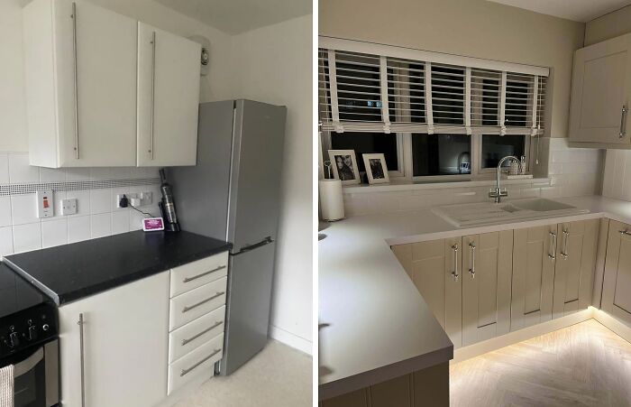 Before and After of Installing My Own Kitchen—Major Props To Me