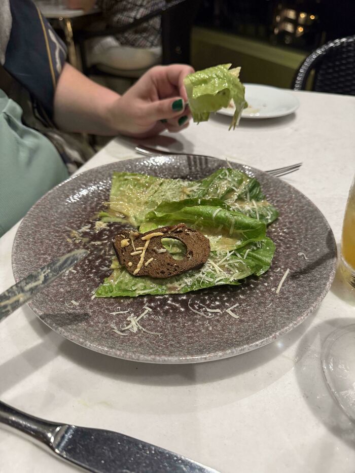 The 3-Leaf Caesar Salad: Because Less Is More... Or Is It?