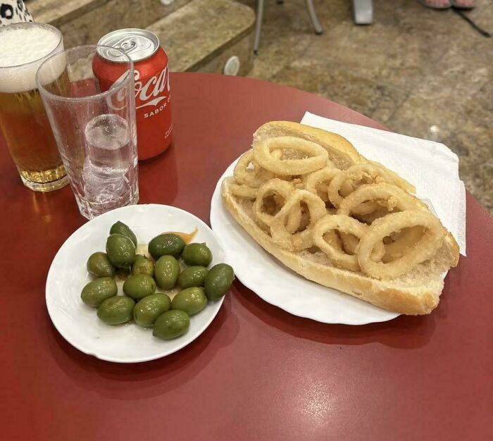 Madrid's Famous Calamari Sandwich... Or Just Bread and More Bread?
