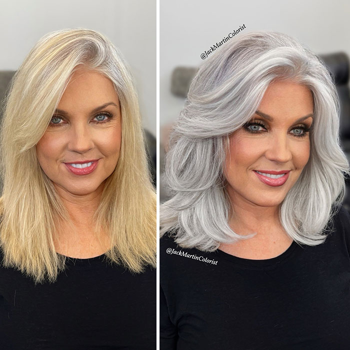 50 Jaw-Dropping Gray Hair Glow-Ups By Celebrity Color Wizard Jack Martin