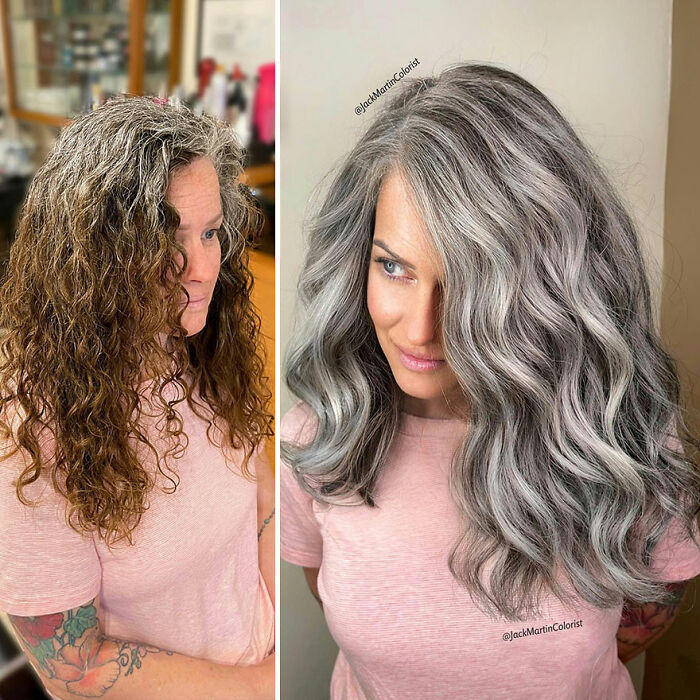 50 Jaw-Dropping Gray Hair Glow-Ups By Celebrity Color Wizard Jack Martin