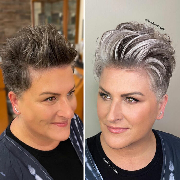 50 Jaw-Dropping Gray Hair Glow-Ups By Celebrity Color Wizard Jack Martin