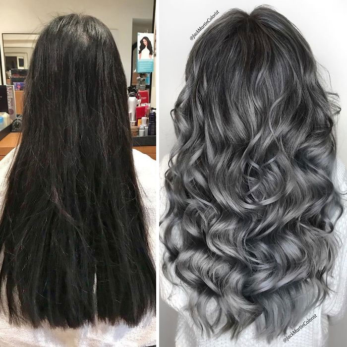 50 Jaw-Dropping Gray Hair Glow-Ups By Celebrity Color Wizard Jack Martin